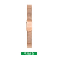 Dây đeo đồng hồ bằng da thật cho Lola Rose Mặt số màu xanh lá cây Dây đeo bằng thép Milan Thay thế b