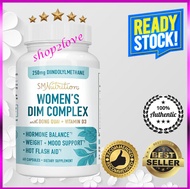 SM Nutrition Women's DIM Complex 60 Capsules - Estrogen Balance for Women, Hormonal Acne Treatment &amp; Hot Flash Aid