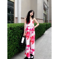 Set of 2-piece shirt + 2-color culottes A2051