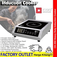 CK-350 Heavy Duty Induction Cooker 3500W High Power Stainless Steel Commercial Ceramic Glass Hob