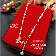 Anklet Silver 925*Adults (A37) Anklet Silver*Adult