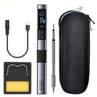 COOLCELLS Precision Temperature Control Portable Soldering Iron Kit Fast Heat HS-02A Smart Digital S
