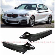 Performance Style Carbon Fiber Bumper Splitter For 14-21 BMW F22 M Sport Package