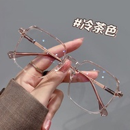 contact lens solution contact lens brown Cold High-End Feeling Myopia Glasses Female with Degree Big