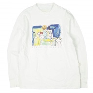 Aime Leon Dore (Canadian-made) ROBERT DE NIRO SR. Long-Sleeve T-Shirt, Size XS, White, Long Sleeve, 