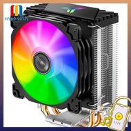 MYRONGMY CPU Cooler, CR1200/CR1200E Light Effect PC Radiator,  9cm Fan Cpu Cooling Fan  Colorful  Air Cooler for Intel 1151 AMD AM4