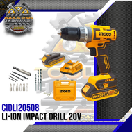 (CIDLI20508) INGCO LI-ION BRUSHLESS IMPACT DRILL | POWER TOOLS | INDUSTRIAL | BETTER LIVING