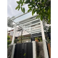 GLASS CANOPY Kanopi Kaca Besi WF Holo Alderon Tempered Laminated (10)