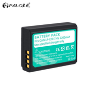 PALO  Battery LP E10  Charger for Canon LP-E10 and Canon EOS 1100D 1200D 1300D LPE10