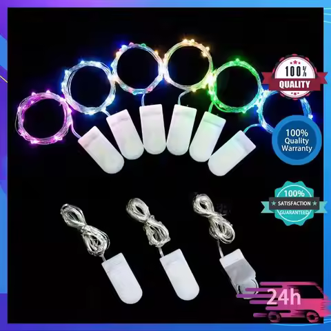 (NO battery) 1M 2M 3M Battery Mini LED Copper Wire String Fairy Lights for Wedding Party Christmas D
