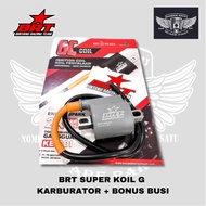 BRT SUPER COIL SERIES G UNIVERSAL CARBURETOR FOR ALL MOTORCYCLES FREE IRIDIUM SPARK PLUG 100%Origina