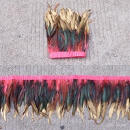 Feather Accessories Decoration Cock Feather Purple Accessories Tail Feather Headdress Tail Costume B