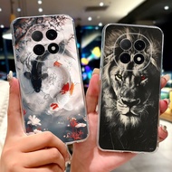 For OPPO F29 Pro Case CPH2705 Cover Cute Lion Carp Cartoon Soft Silicone Shockproof Bumper For OPPO 