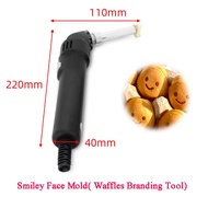 ITOP Waffles Smiley Face Brander Smile Stamp Branding Tool Smiley Face Egg Smiley Face Mold Smiley F