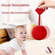 Baby Vision Training Chasing Puzzle Red Ball 0-1 Years Old Baby Ball Toys 0-3 Months Early Education