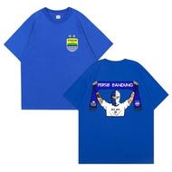 Distro T-Shirt Persib Cd 009biru Good Quality - Unisex Short Sleeve Football T-Shirt Persib Bandung 