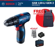 BOSCH GSB 120-LI GEN 2 Professional Cordless Impact Drill Kit + 1 Battery & Charger + 25pcs Accessor