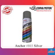 Corva Motor Anchor Spray Paint Cat #803 Silver Anchor 100% Original Standard Color 400Ml #803 Silver