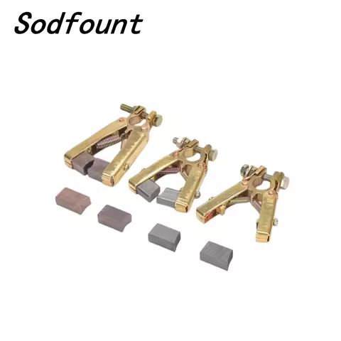 13A 15A V Shape Slip Ring Copper Carbon Brush Holder 6x12 8x12 6.5x20 Universal Packaging Machine As
