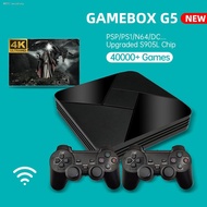 ◈✺Powkiddy GAMEBOX G5 S905L WiFi 4K HD Super X Console 40000+ Retro Classic Game Mini TV Box Video Player For PS1 PSP N6