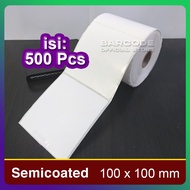 Barcode Label 4" X 4" (1 Line) Semi-coated Sticker Paper 4x4 Inch