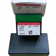 1 box (50batang) GB 250 R CP x 5 nomor 27 GROZ BECKERT jarum mesin ARIANCE jahit sol sepatu SEMLIMA 