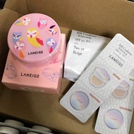 15gx2 (2gx4 sample)貓頭鷹 LANEIGE BB Cushion Whitening 水感亮白 bb cream SPF 50 NO.21
