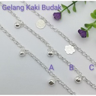 💥readystock💥 Original Silver Baby Anklet / Silver Gelang Kaki Budak Loceng