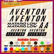 Aventon mataro low ,Cordoba Bike Pack Vinyl Stickers Decals【Stock】