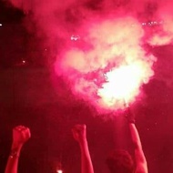 DNS Red Flare For Supporter Party