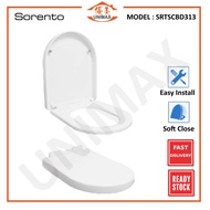 SORENTO PP Material Soft Close Toilet Bowl Seat Cover Water Closet SRTSCBD313