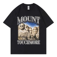 Funny P Diddy Mount Touchmore T-Shirt Hip Hop Vintage Style Short-Sleeved Shirt Men's Fashion Oversi
