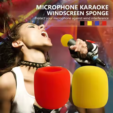 Microphone Wind Cover for Shure SM58 Beta58 a SM58LC Vocal Microphone as a pop filter for the microp