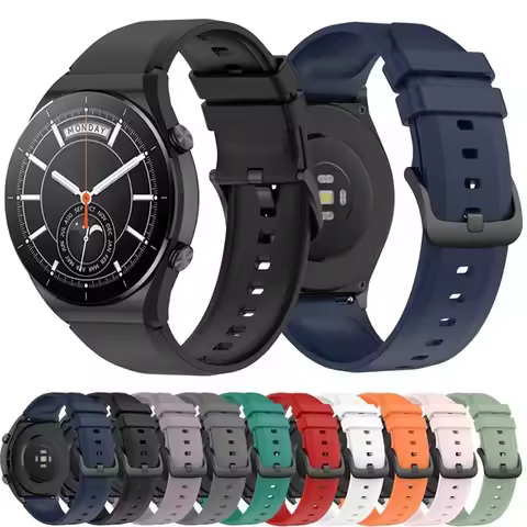 Silicone Strap For Xiaomi Watch S1 Smart Watch Bracelets For Xiaomi Watch Color/watch GT2 46MM/mibro