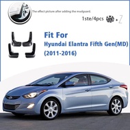 For Hyundai Elantra Fifth Gen MD 2011-2016 Mud Flap Guards Splash Mudguard Fender Mudflaps Car Acces