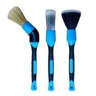 New Style Car Wash Brush Tire Cleaning Gap Three-Piece Set Brush Air Vent Super Soft Hair Interior D