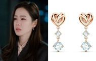 英國代購 英國outlet Swarovski 心形 水鑽 耳環 頸鏈 Gold-tone earrings necklace 施華洛世奇 孫藝珍 韓昭熙 金色 項鍊 母親節 禮物 媽媽 女朋友 老婆