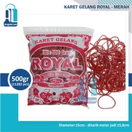 Grosir Karet Gelang Royal Merah 500Gr ikat duit uang barang plastik dapur