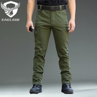 EAGLADE Tactical Cargo Pants Men IX9Stretch In Green Stretchable Waterproof