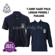 Tshirt Kadet Polis Baju Lelaki Lengan Panjang Cotton Jersey Polo Shirt Full Sublimation Jersey Viral