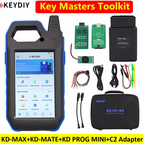 KEYDIY Newest Key Masters Toolkit Include KD-MAX Programmer with 96bit 48 Copy Function KD-MATE and 