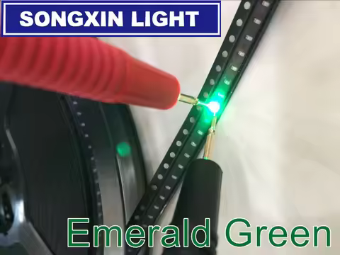 100pcs SMD 0603 LED Diode Light-emitting-diodes Emerald Green Esmeralda Verde 0603 SMD LED Diodo Bri