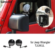 mirror For Jeep Wrangler YJ TJ JK JL Car Side Door Rearview Mirror Angle Shape Adjustable Blind Spot