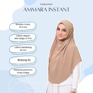 Firdieyra Ammara Instant Ironless tudung branded takyah gosok Ammara clear stock clearance