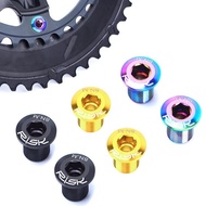 risk titanium alloy da tooth disc kit for road bike - double disc fixing