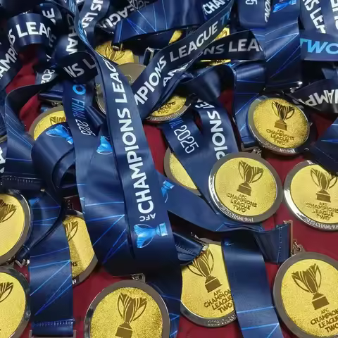 2024-25 AFC Champions League Two Champions replica Medal Frame（Medal Included）