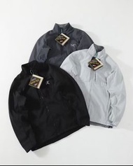 外國預訂 3色選 Arcteryx 刺繡logo 立領 goretex防水料 風褸外套