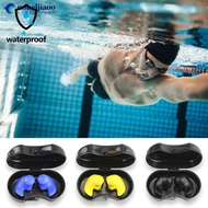 NOBELJIAOO 1Pair Diving Water Sports Swimming Accessories With Collection Box Soft Waterproof Earplu