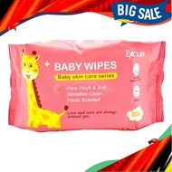 Tisu Basah Bayi, Tisu Basah Baby, Excue Baby Wipes (80sheets/pack)