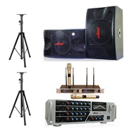 Paket karaoke dat 12 inch full set sound system profesional